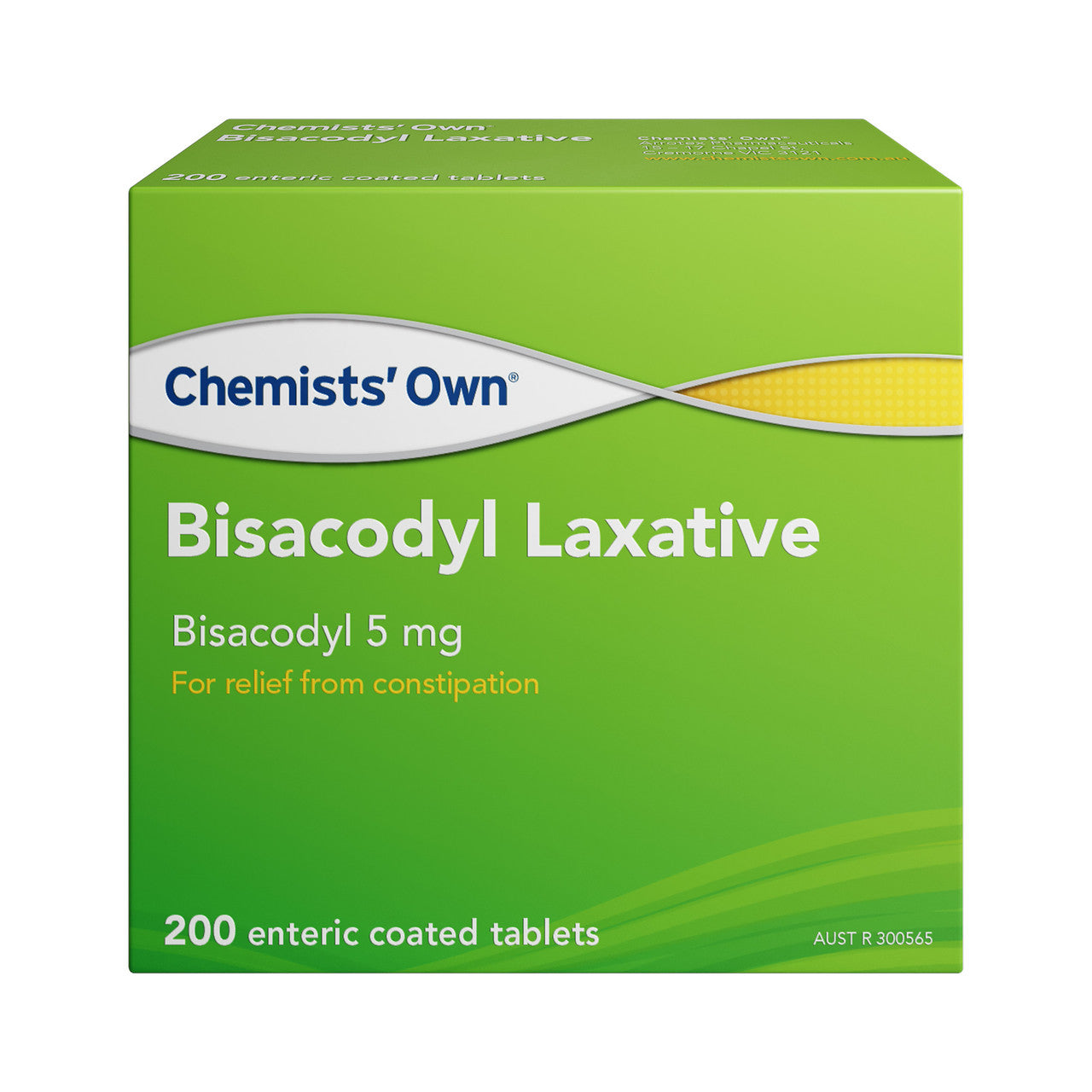 Chemists’ Own® Bisacodyl Laxative 200 Tablets