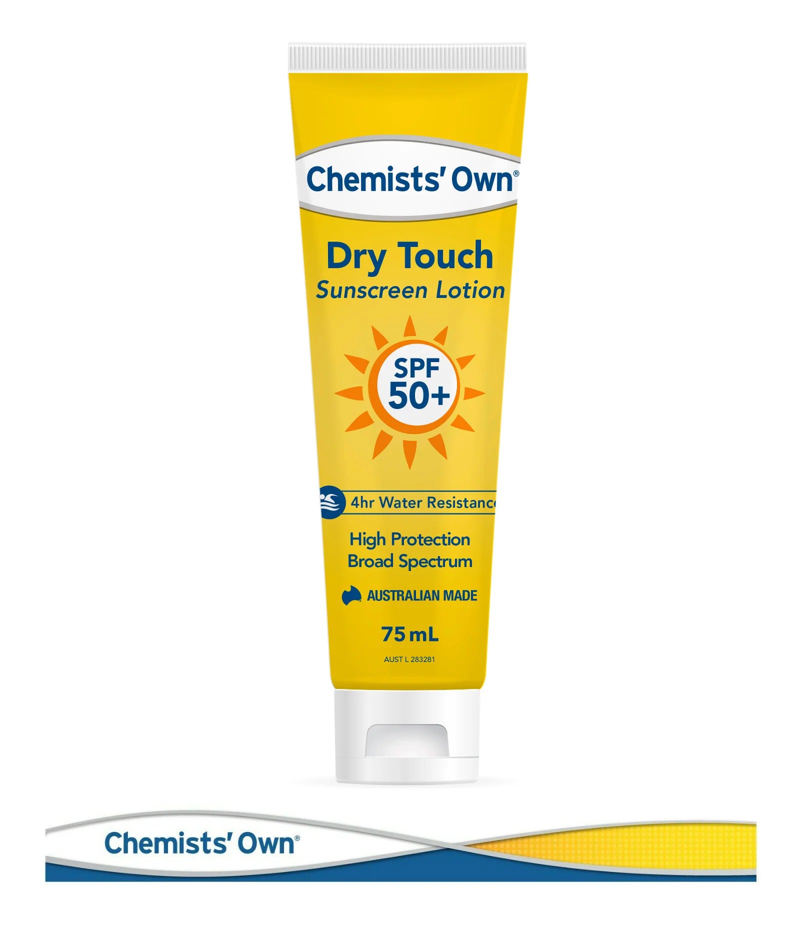 Chemists’ Own® Dry Touch Sunscreen SPF 50+ 75mL