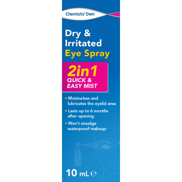 Chemists’ Own® Dry and Irritated Eye Spray 10mL
