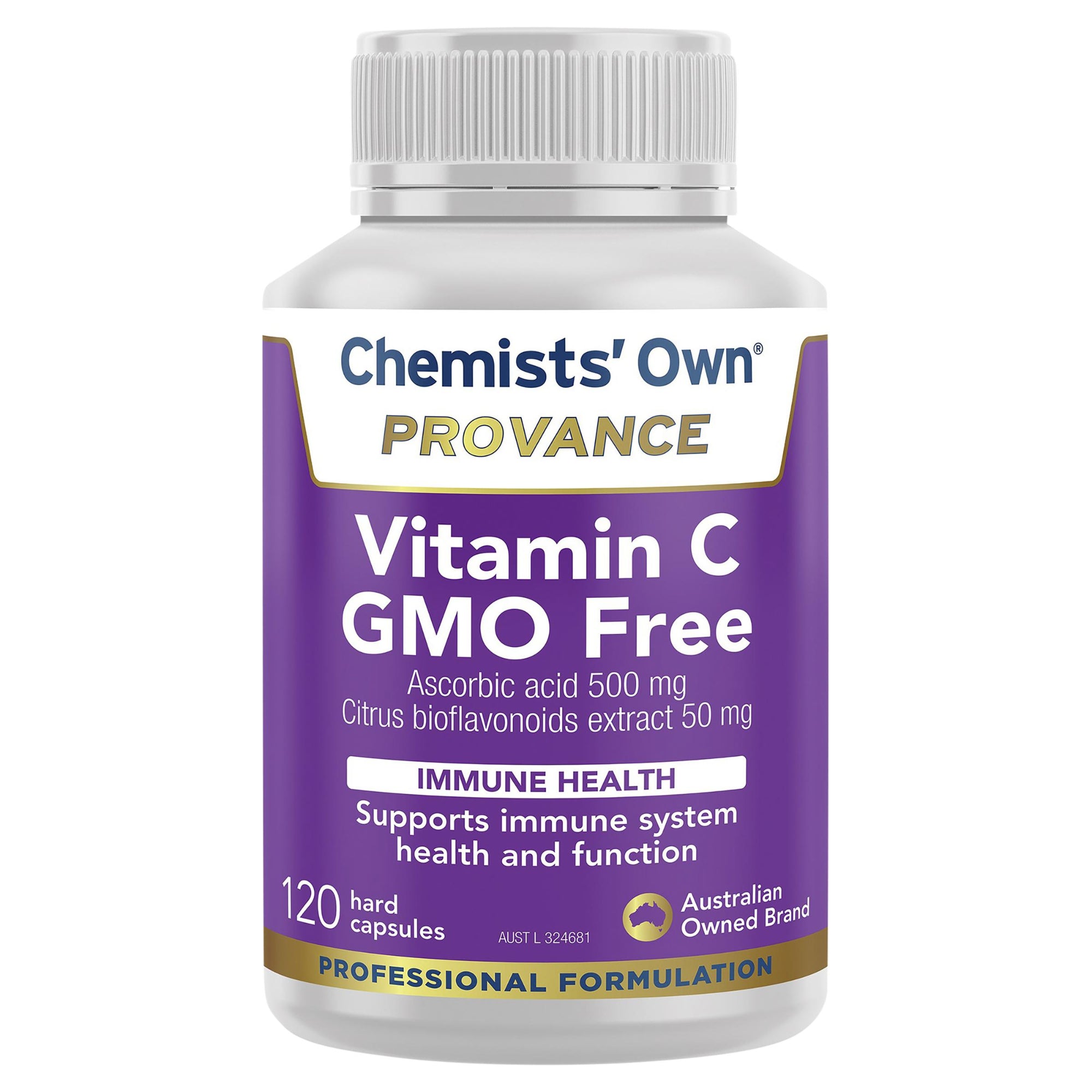 Chemists’ Own® PROVANCE Vitamin C GMO Free - 120 Capsules (Clearance Stock)