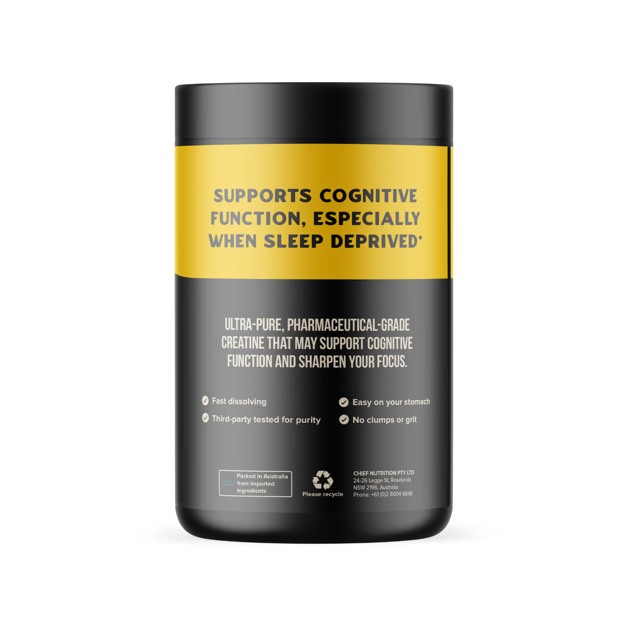 Chief Nutrition Creatine Focus+ - 300g, 100 Serves
