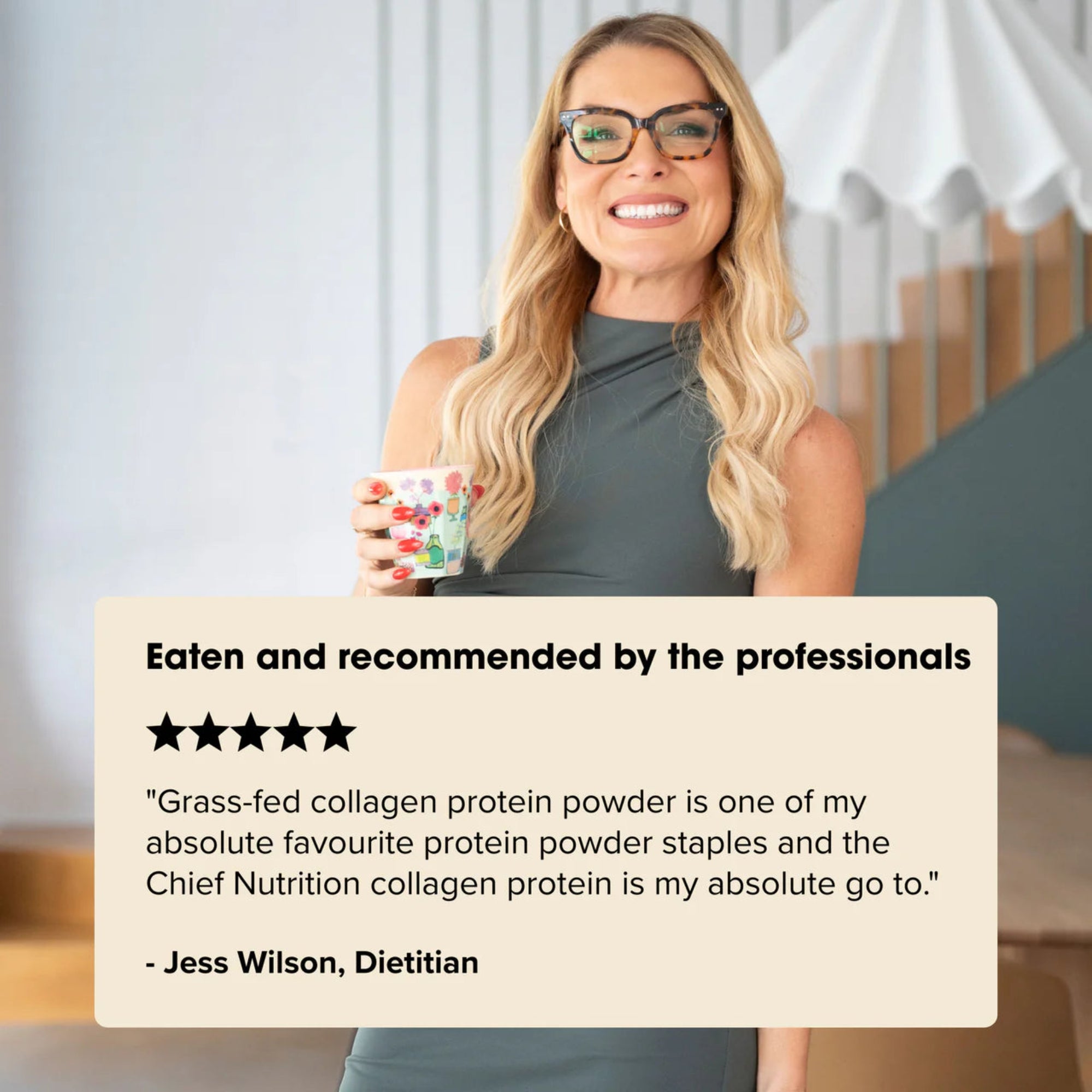 Chief Nutrition Grass-fed Collagen Protein Powder - Dark Chocolate, 450g