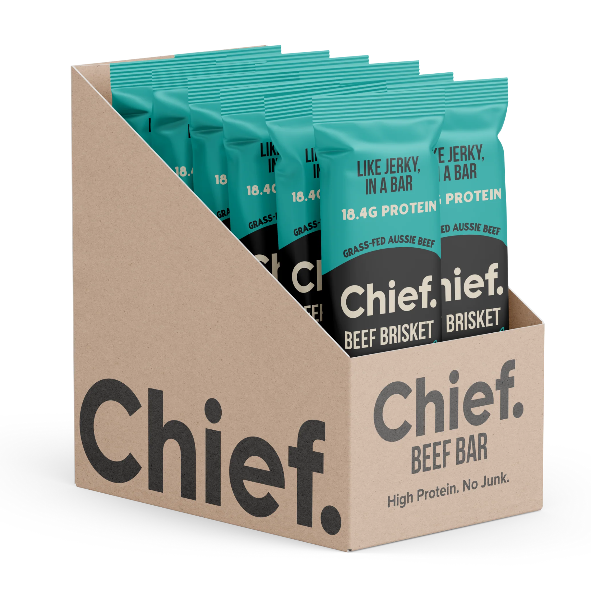 Chief Nutrition Organic Beef Bars - Traditional, 12 Pack