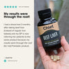 Chief Nutrition Organic Grass-Fed Beef Liver 500MG - 120 Capsules