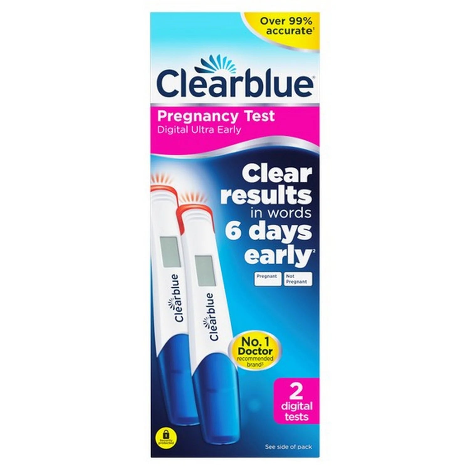 Clearblue Digital Ultra Early Pregnancy Test 2 pack