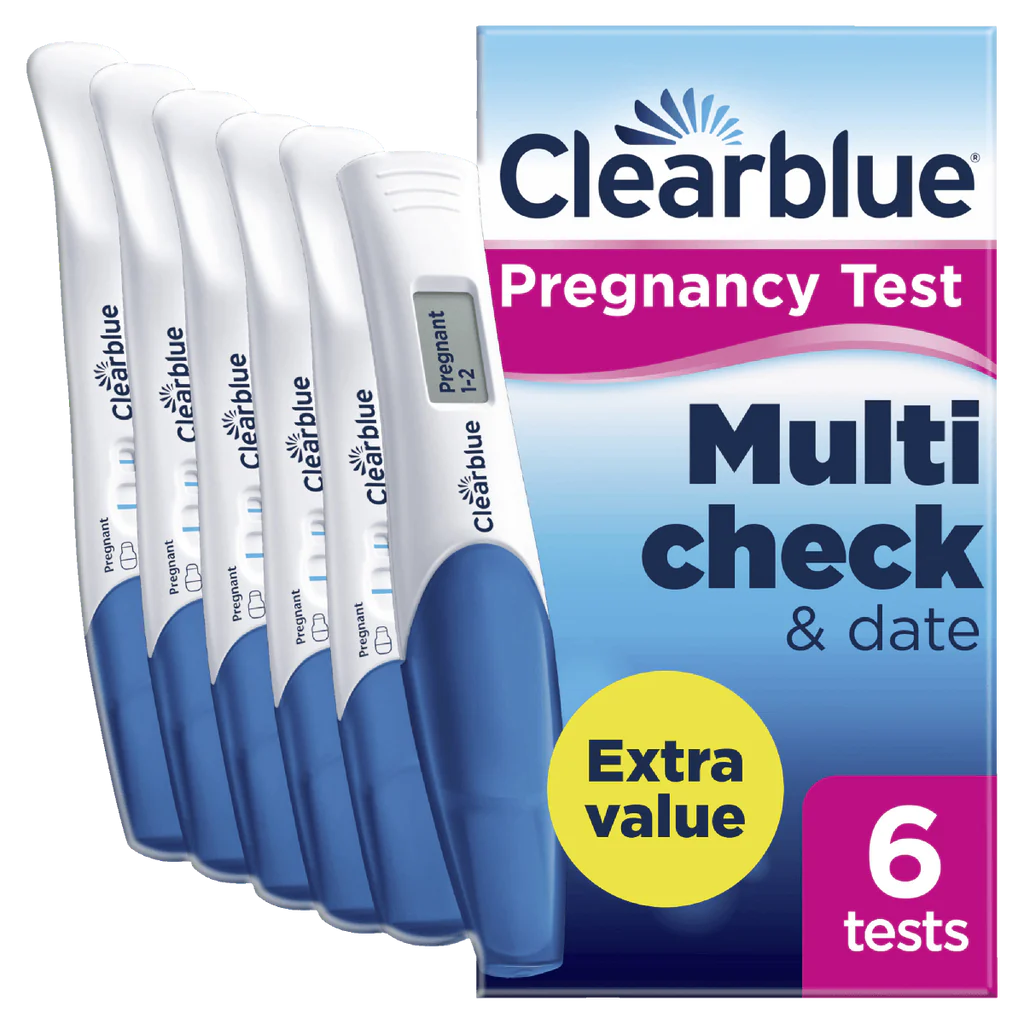 Clearblue Multiple Check Pregnecy Combo Kits - 6 pack