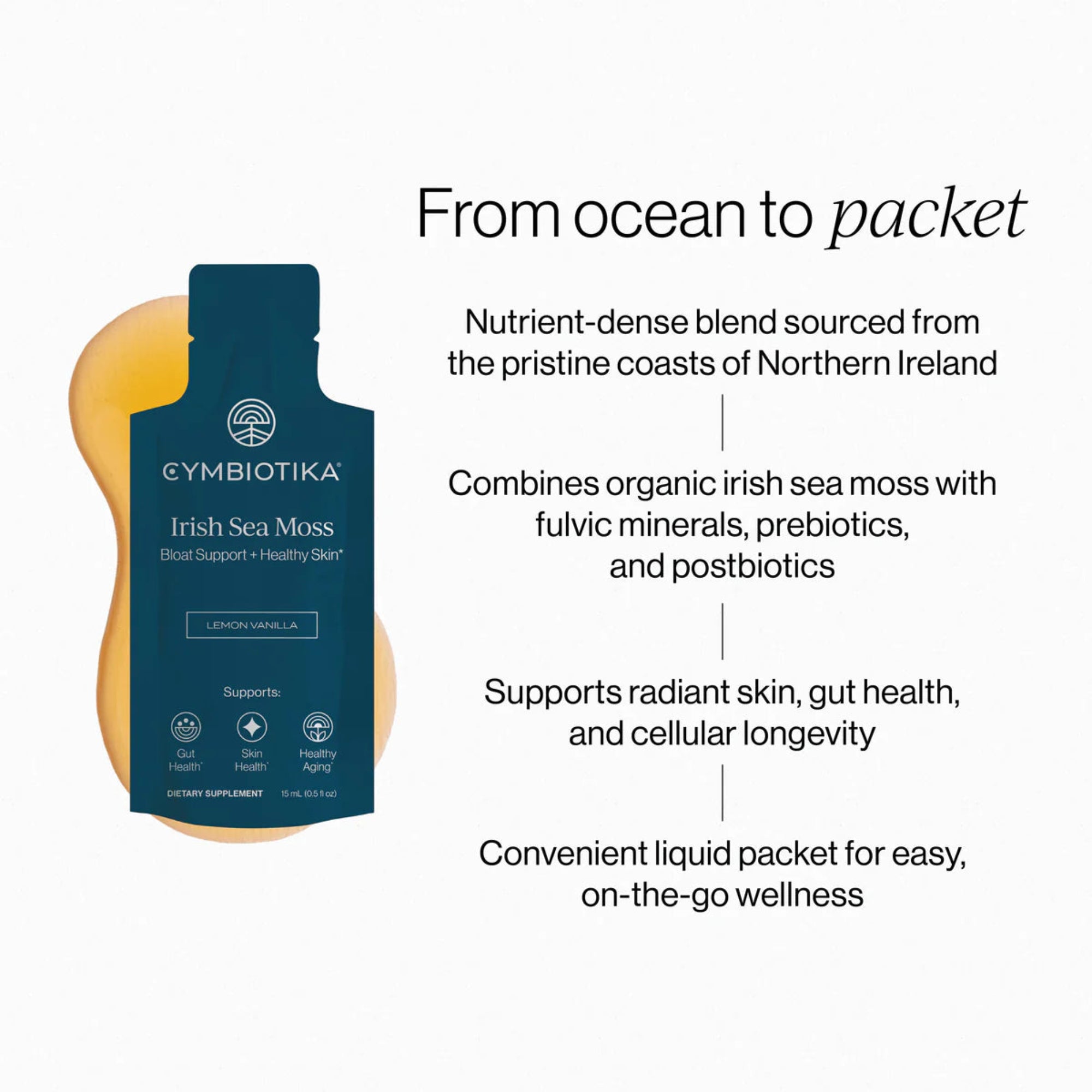 Cymbiotika Irish Sea Moss - 26 Pack x 15mL