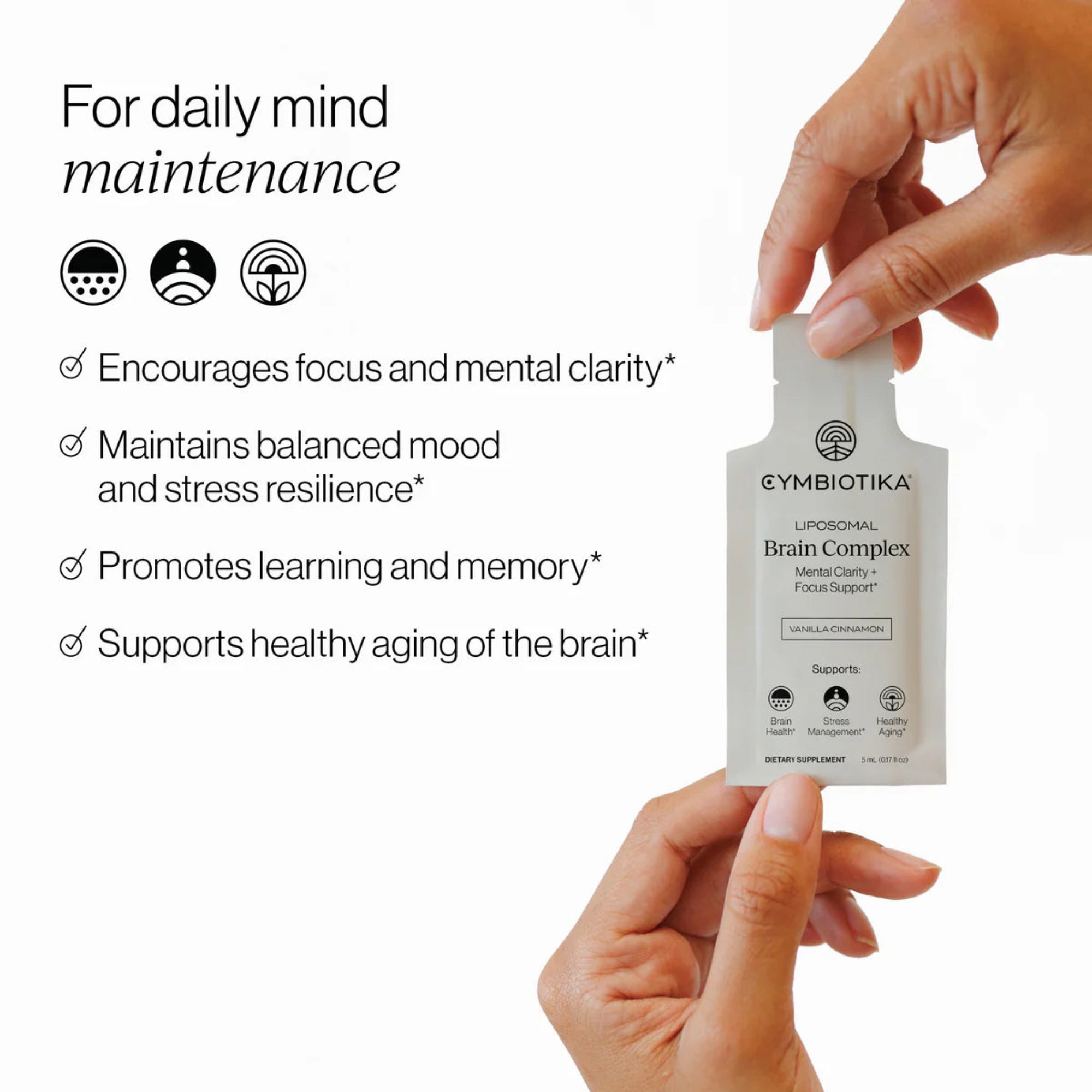 Cymbiotika Liposomal Brain Complex - 26 Sachets x 5mL
