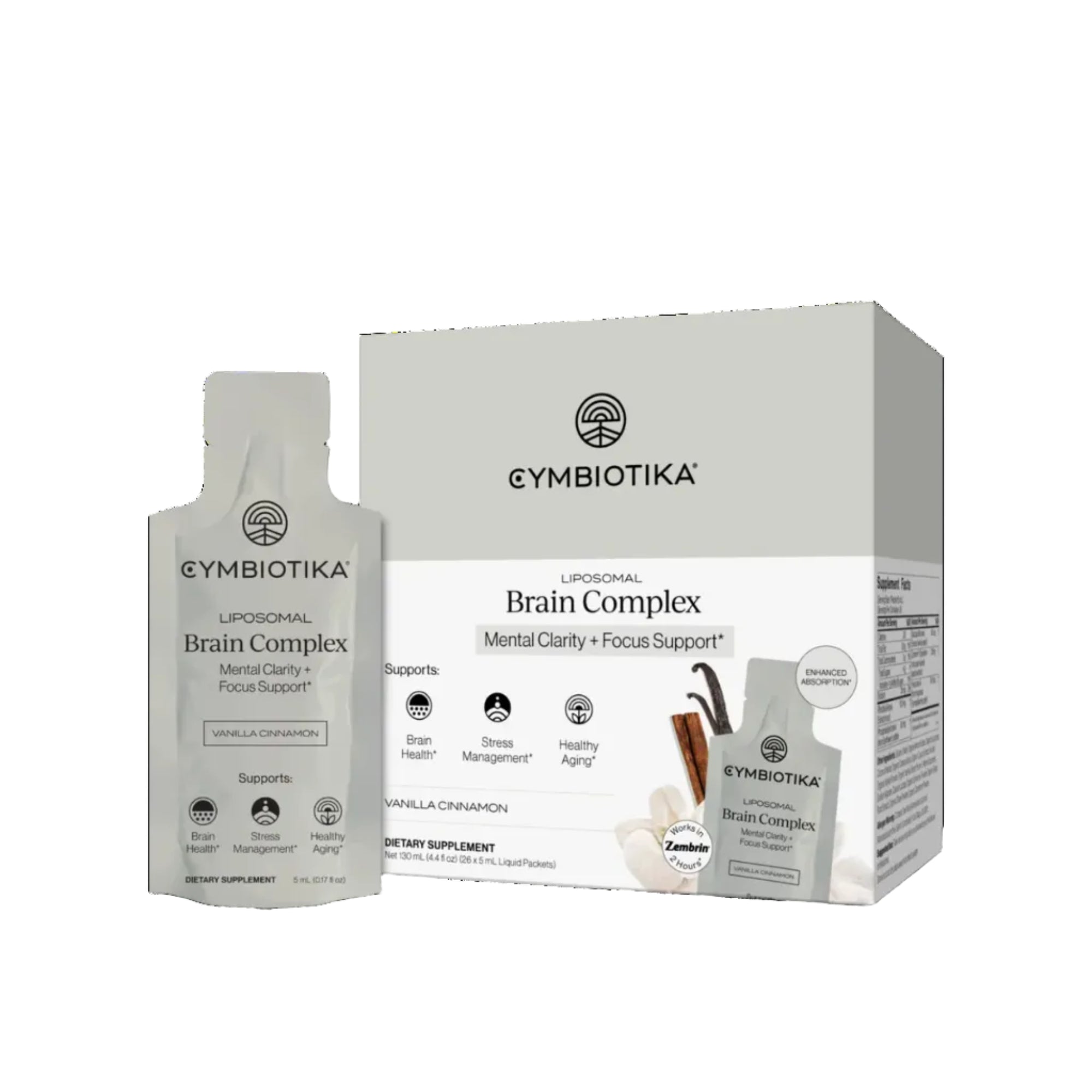 Cymbiotika Liposomal Brain Complex - 26 Sachets x 5mL