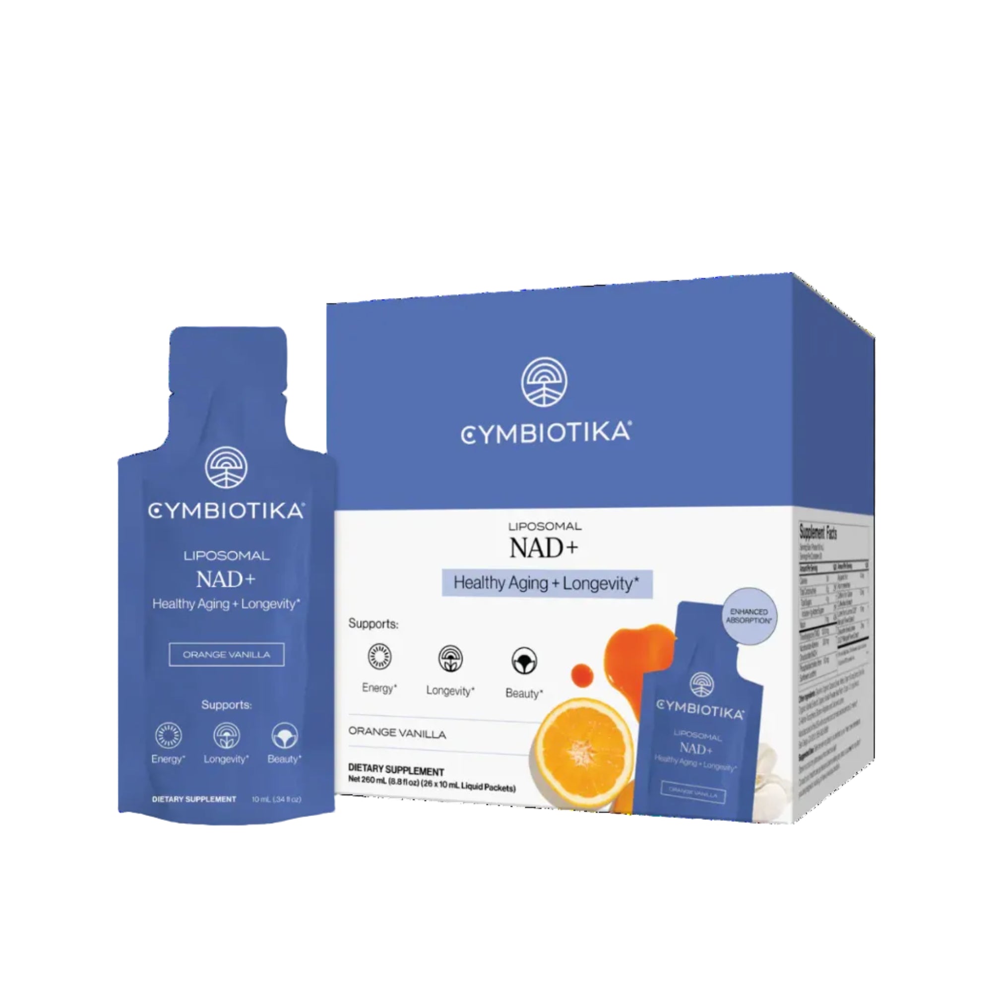 Cymbiotika Liposomal NAD+ - 26 Sachets x 10mL