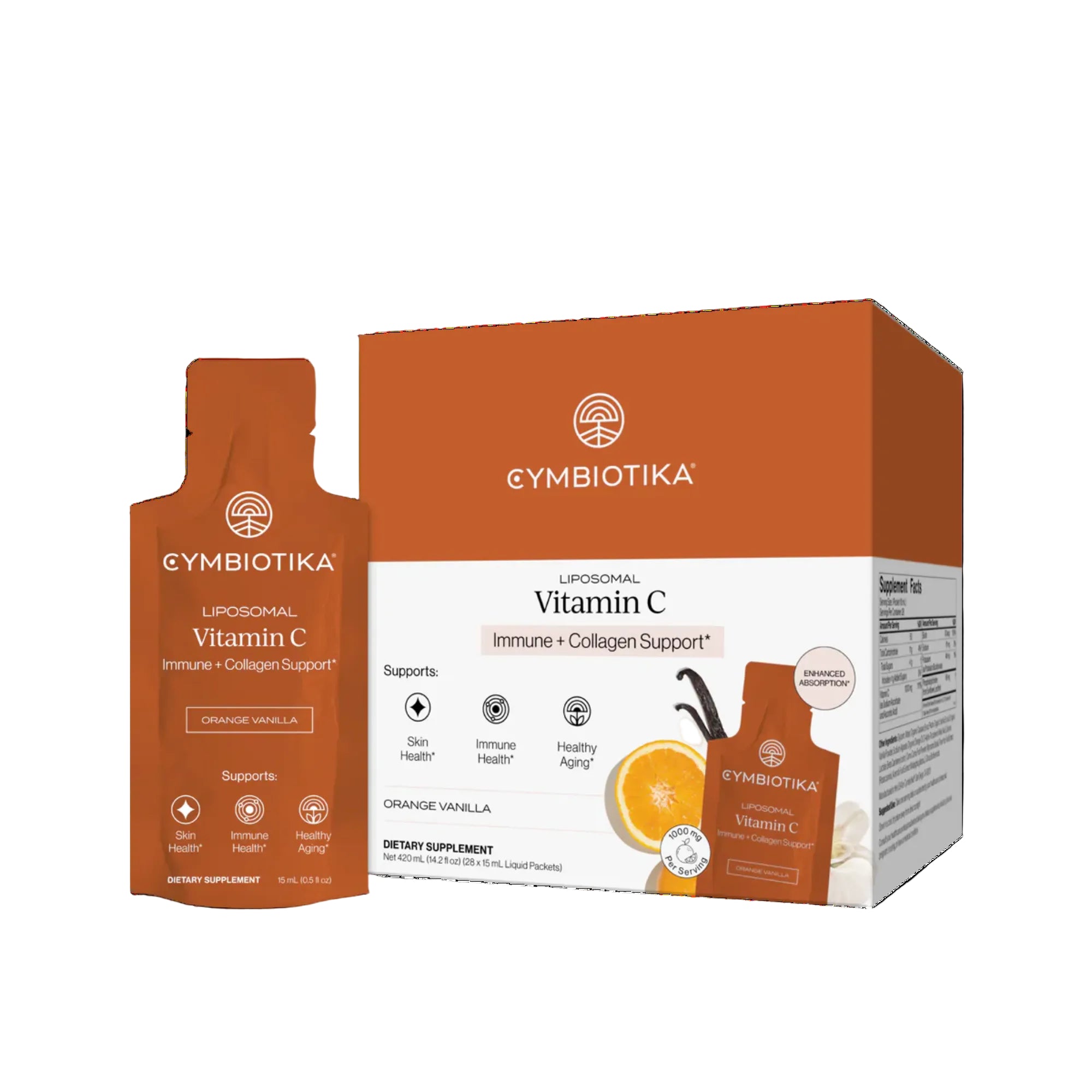 Cymbiotika Liposomal Vitamin C 1000MG - 30 Sachets x 15mL