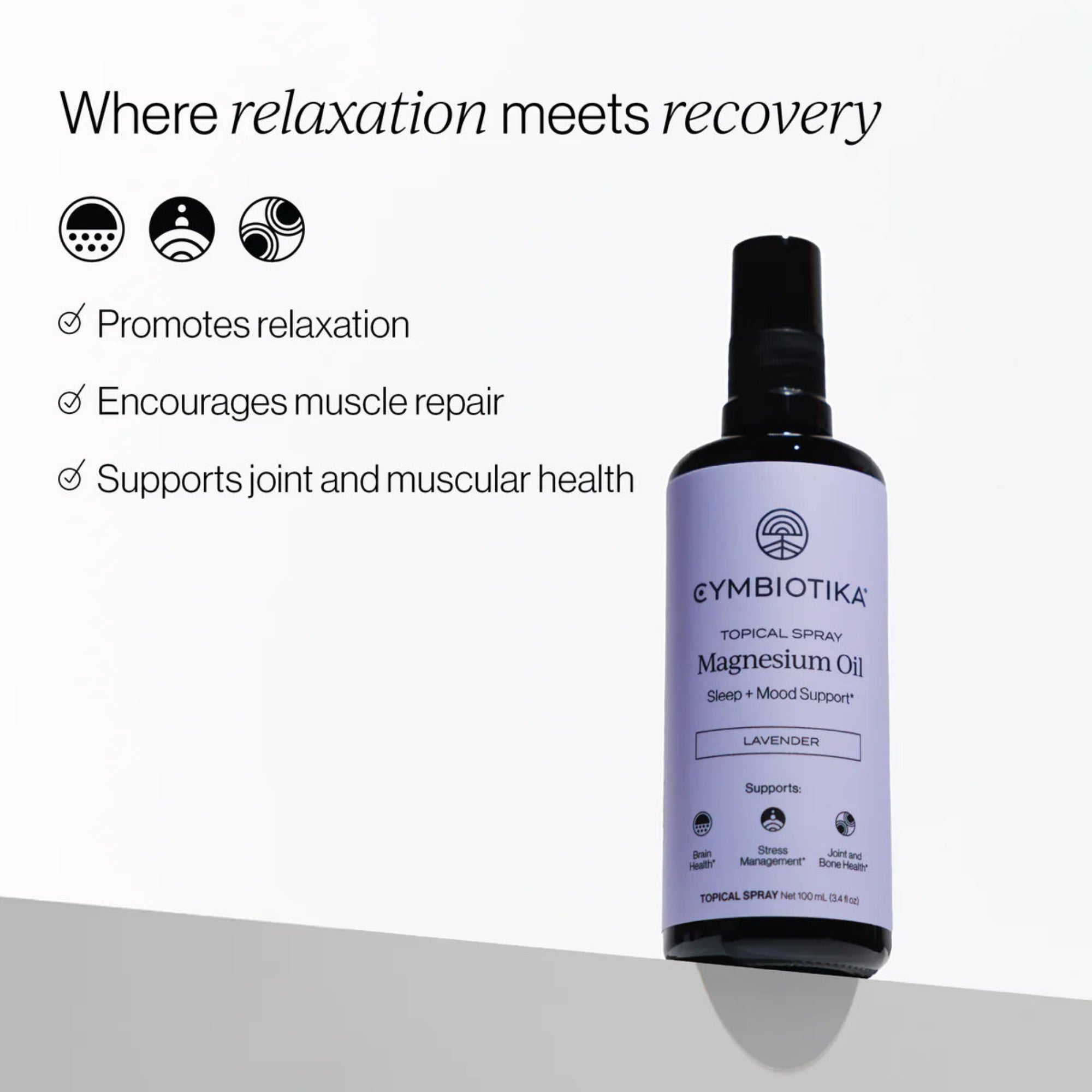 Cymbiotika Topical Magnesium Oil Spray - 100mL
