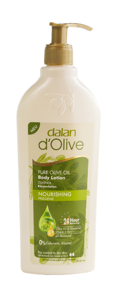Dalan Vegan D'Olive Body Lotion - 400mL, Pump Bottle