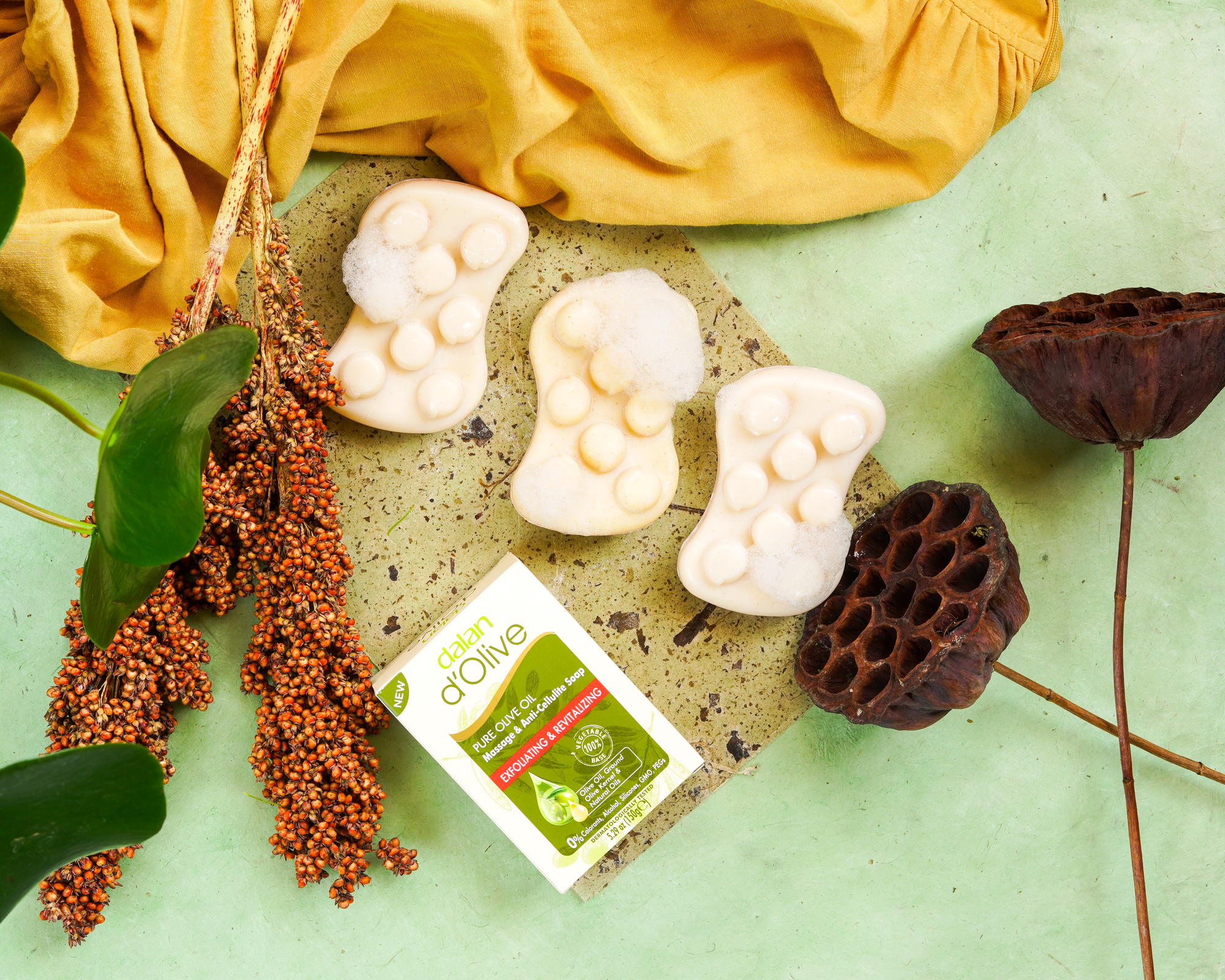 Dalan D'Olive Massage & Anticellulite Bar - 150g