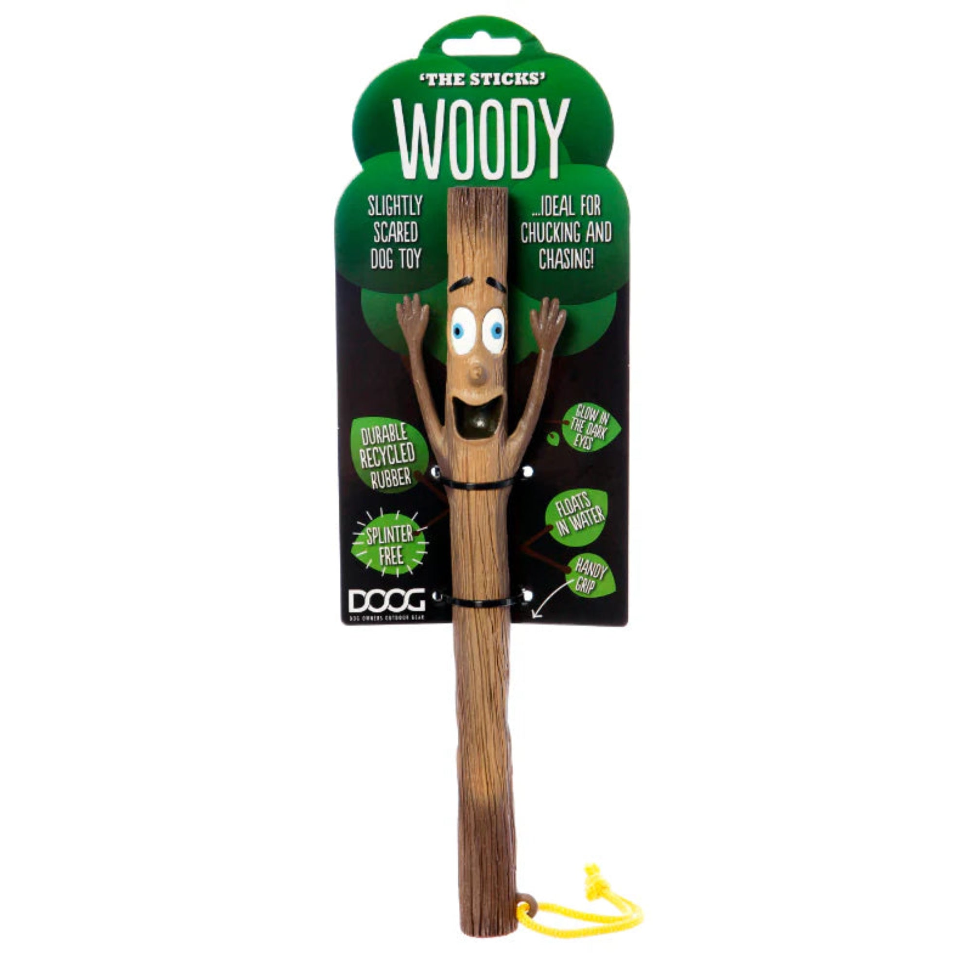 Doog "The Stick" - Slightly Scared Dog Toy