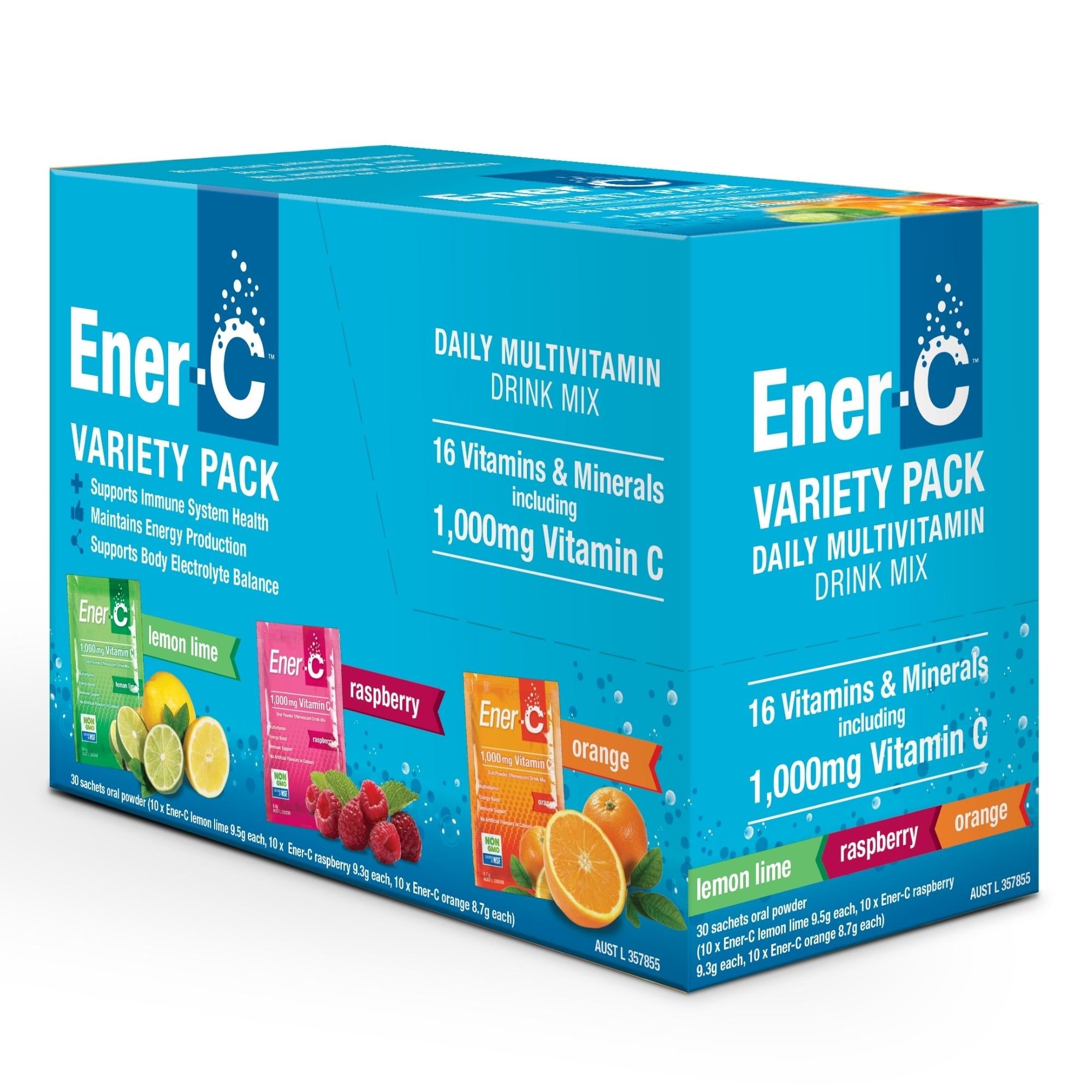 Ener-C Variety Pack 30 Sachets