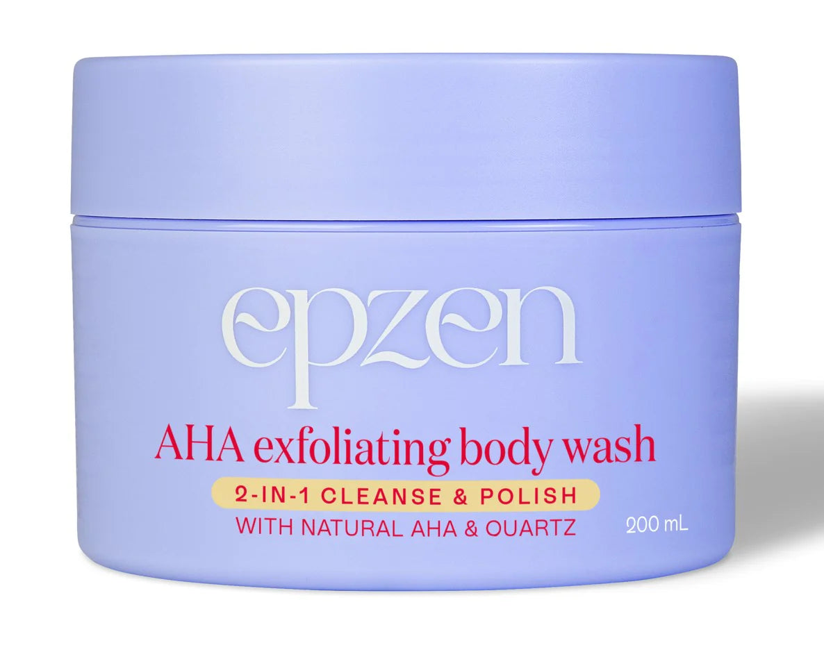 Epzen AHA exfoliating body wash 100mL