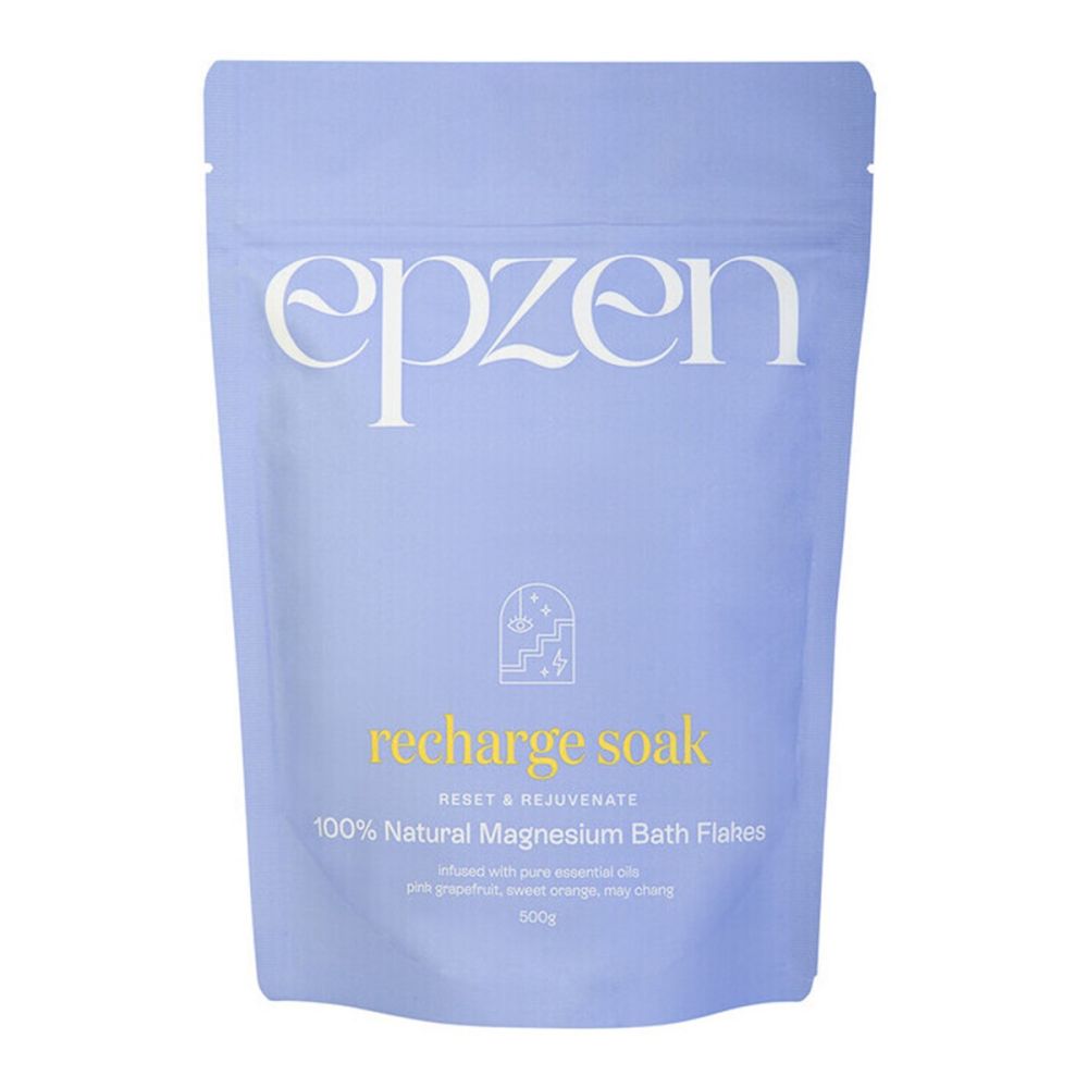 Epzen Recharge Natural Magnesium Bath Flakes 500g