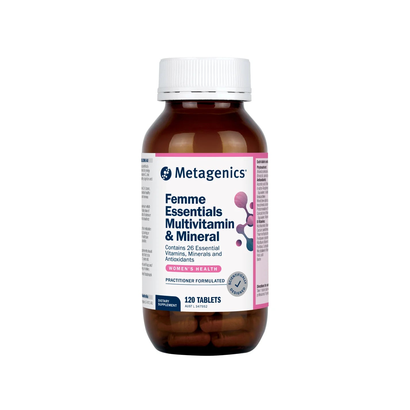 Metagenics Femme Essentials Multivitamin & Mineral - 120 Tablets