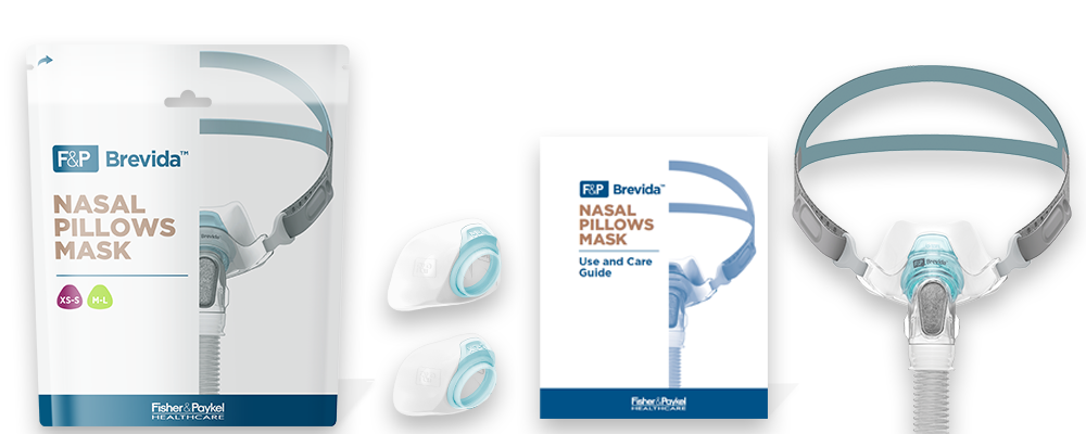 Fisher & Paykel Brevida Nasal Pillows Mask FitPack