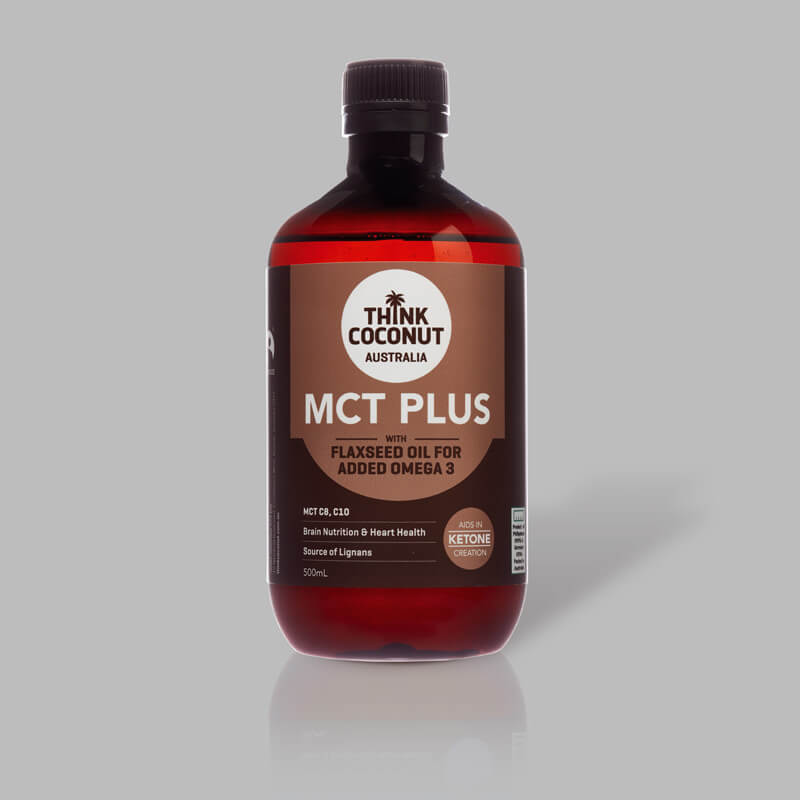 Think Coconut MCT Plus Flaxseed Oil 500mL