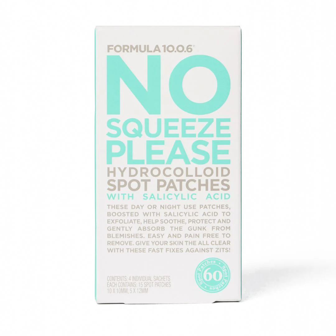 Formula 10.0.6 No Squeeze Please Hydrocolloid Spot Patches - 60 Pack