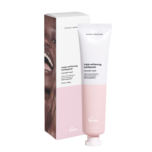 Gem Triple Whitening Toothpaste - Coconut Mint, 100g