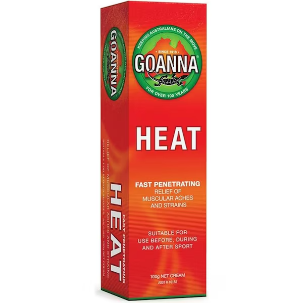 Goanna Heat Muscular Aches & Pains Relief Rub 100g