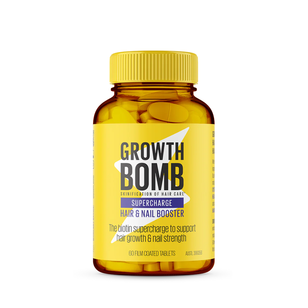 Growth Bomb Supercharge Hair & Nail Booster 60 Tablets