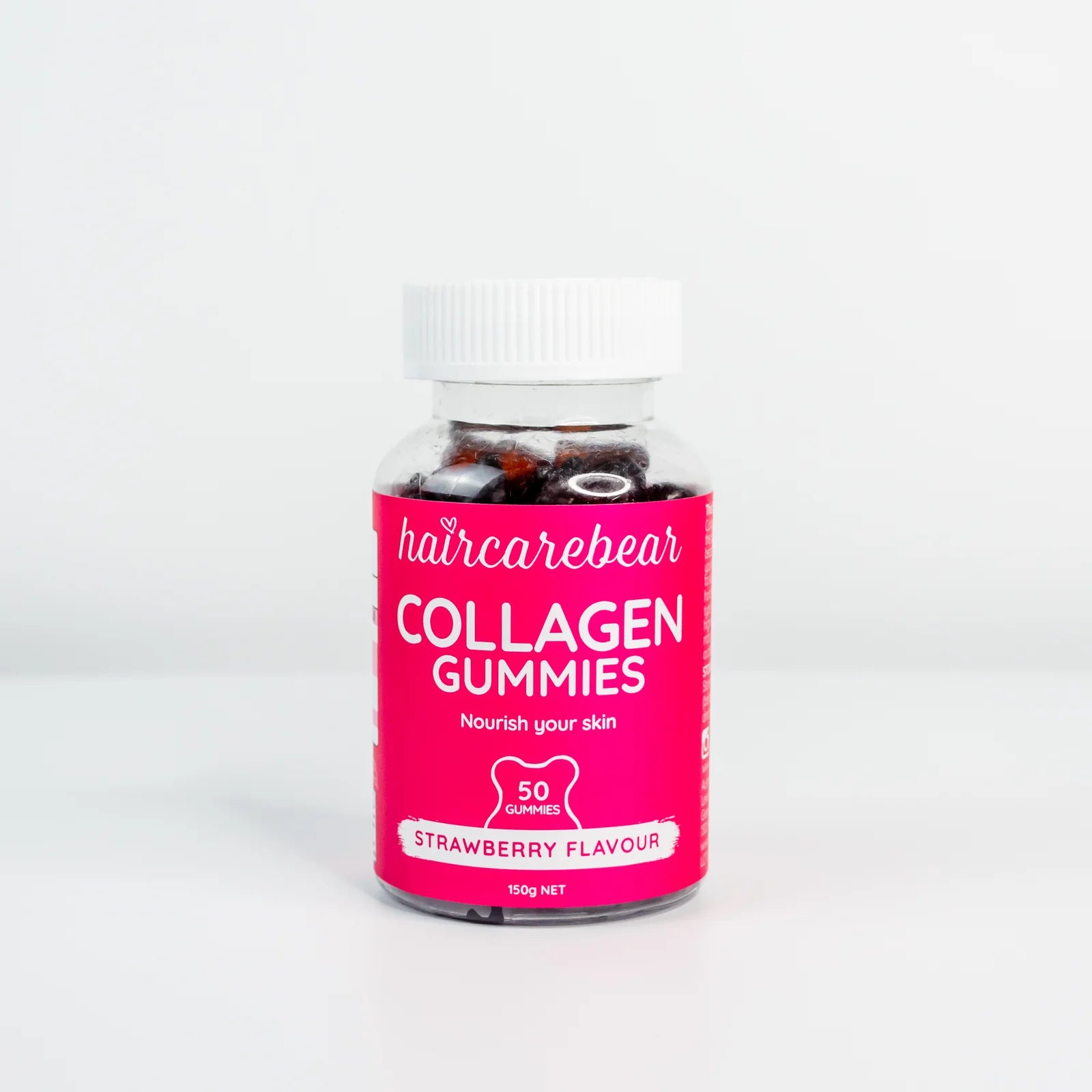 Haircarebear Collagen Gummies - Strawberry Flavoured, 60 Gummies