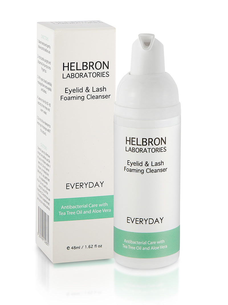 Helbron Everyday Eyelid & Lash Foaming Cleanser - 48mL (Clearance stock)