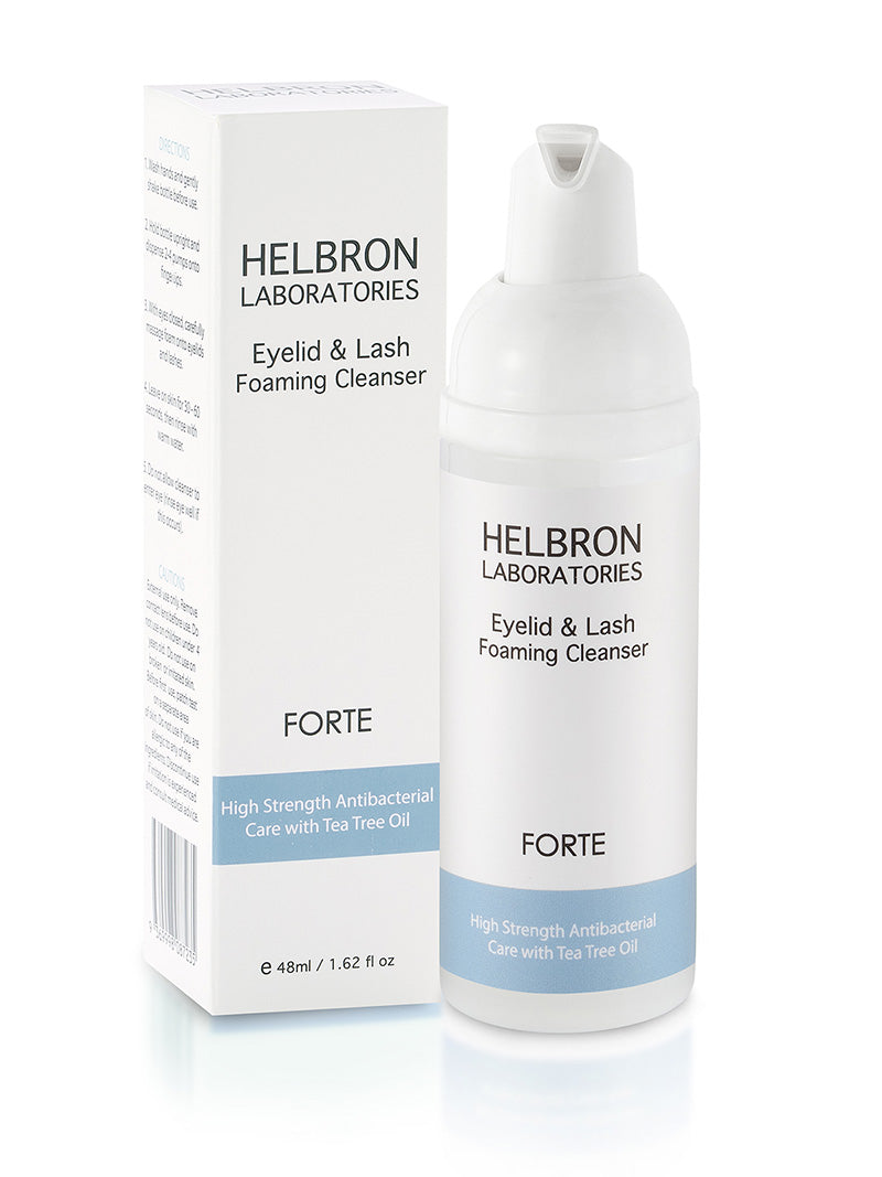 Helbron Eyelid & Lash Foaming Cleanser Forte - 48mL (Clearance stock)