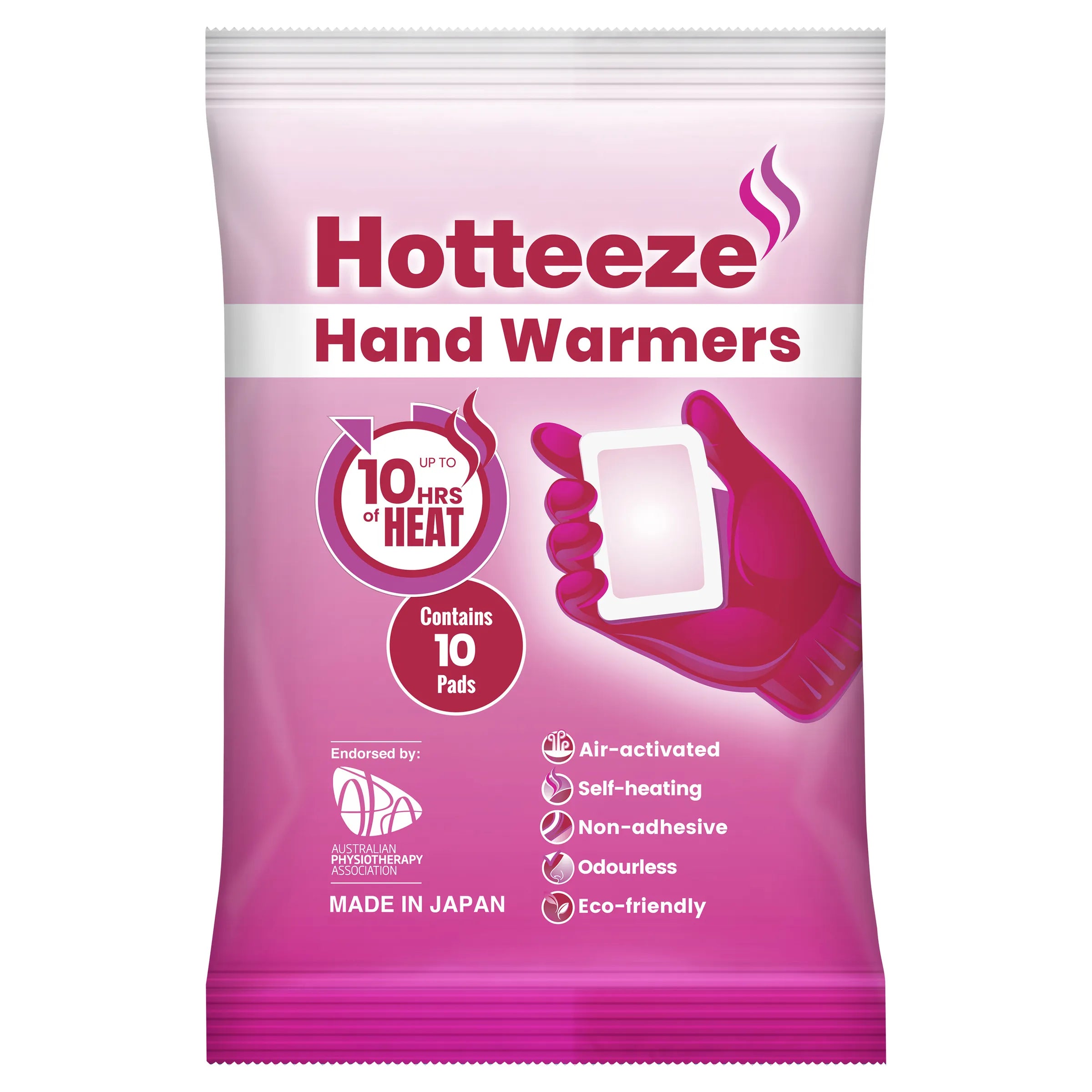 Hotteeze Hand Warmers - 10 Pack