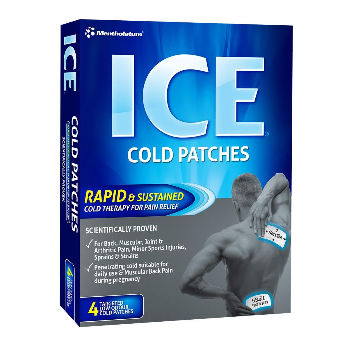 ICE Mentholatum Cold Patches - 4 Pack