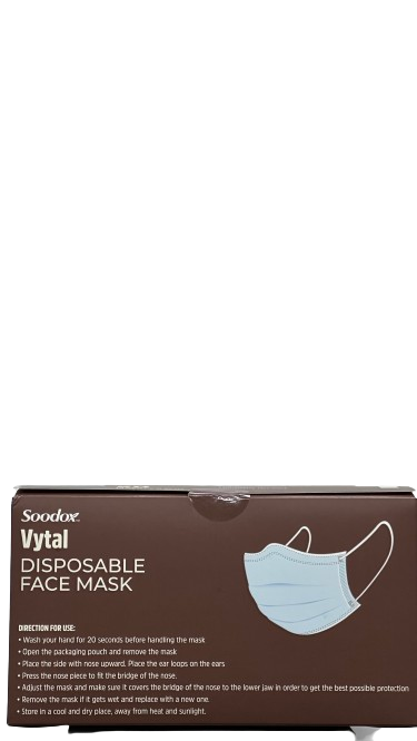 Soodox™ Vytal Surgical Face Mask 50