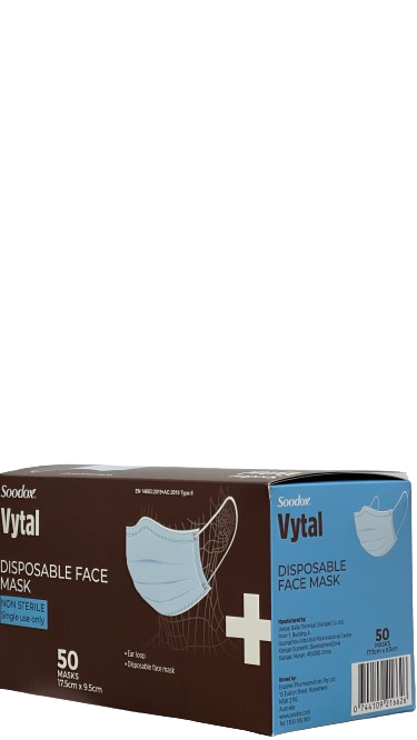 Soodox™ Vytal Surgical Face Mask 50