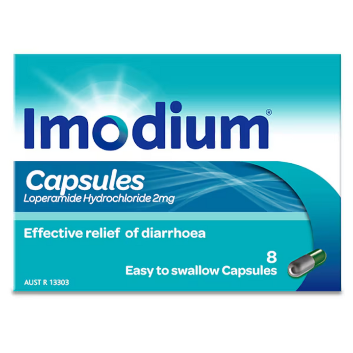 Imodium 2mg Diarrhoea Relief - 8 Capsules – RespectHealth