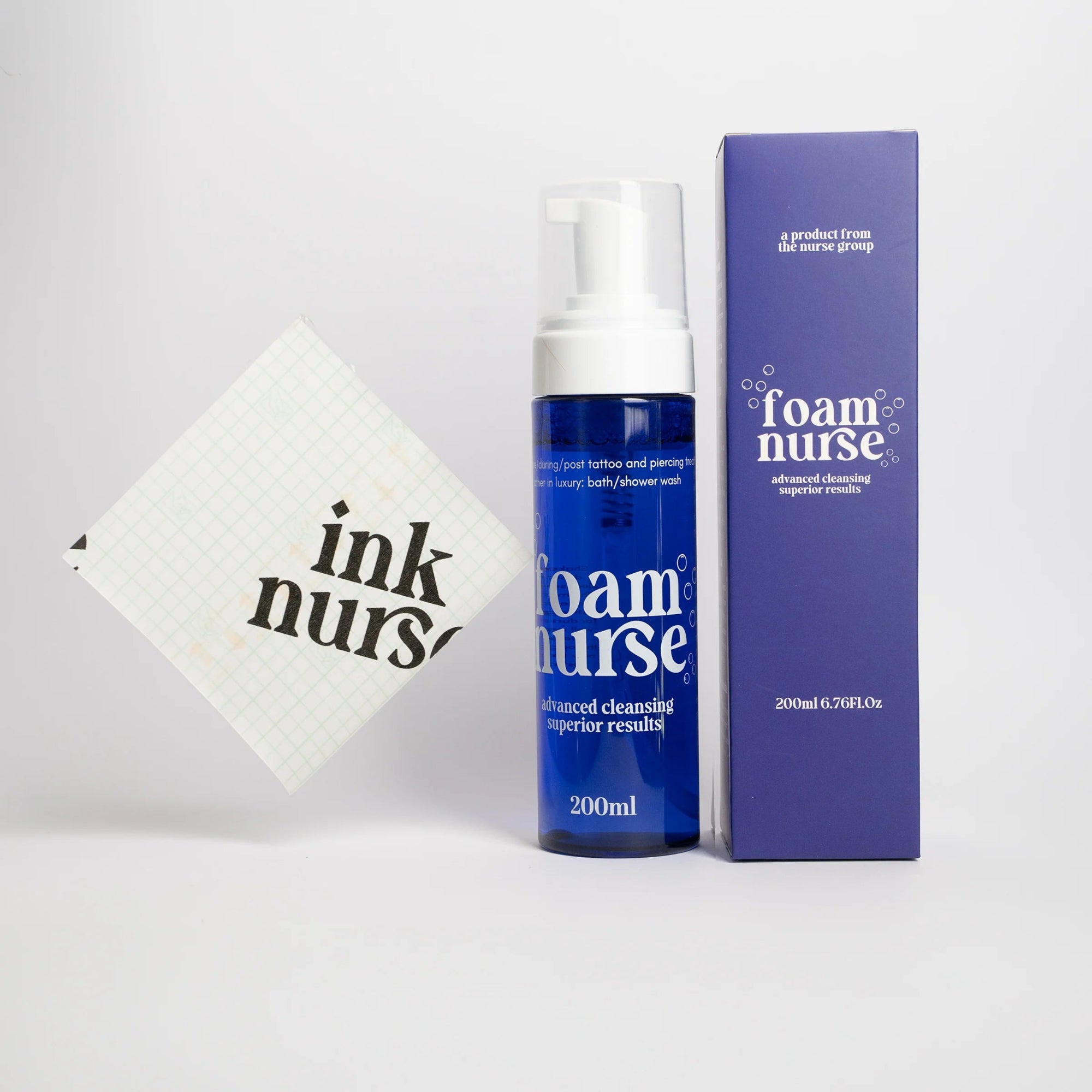 Ink Nurse Foam Nurse Tattoo Soap Wash - 200mL (Clearance Stock)