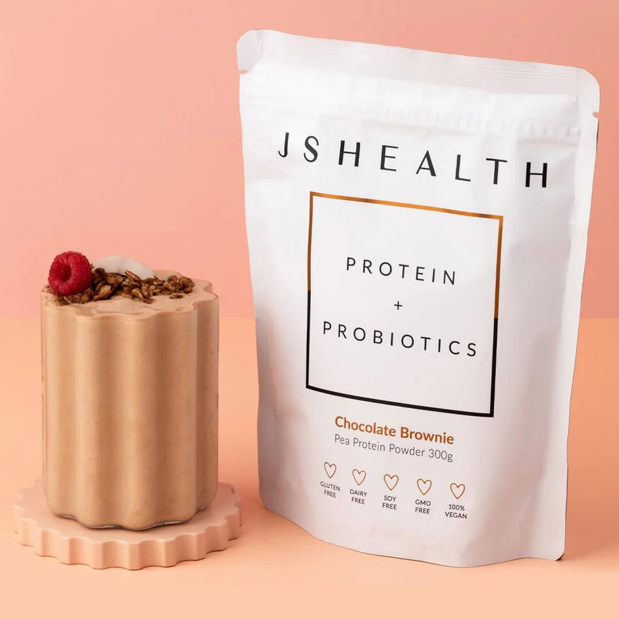 JSHEALTH Protein + Probiotics 300g - Chocolate Brownie 300g