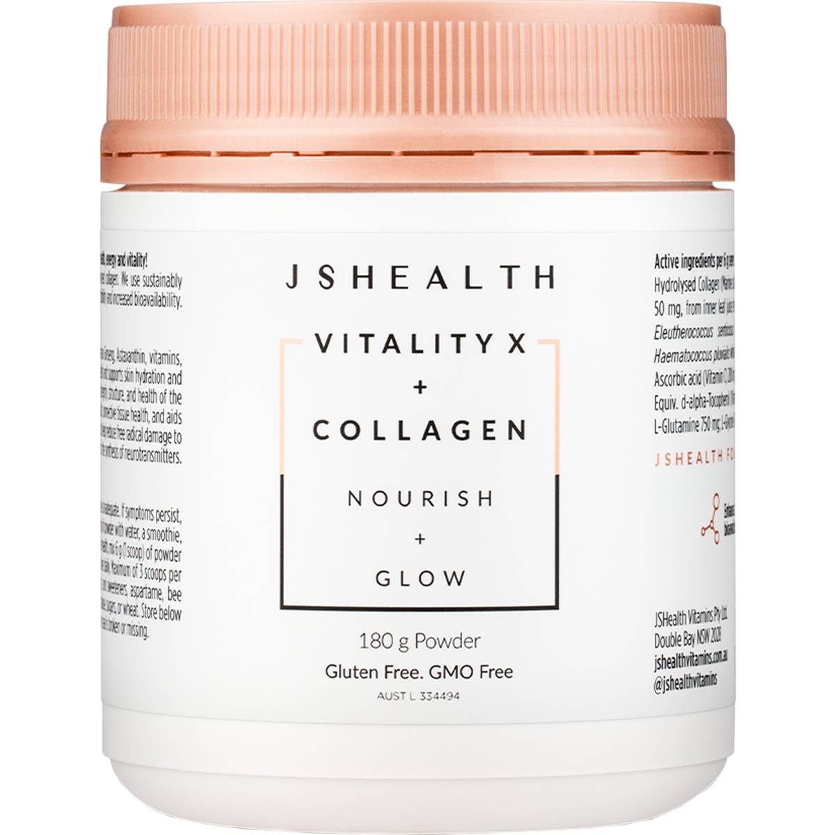 JSHEALTH Vitality X + Collagen 180g