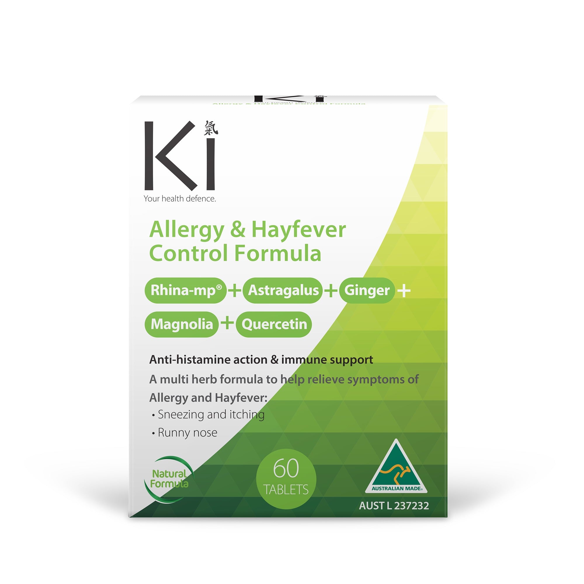 Ki Allergy & Hayfever Control Formula Tablets 60s