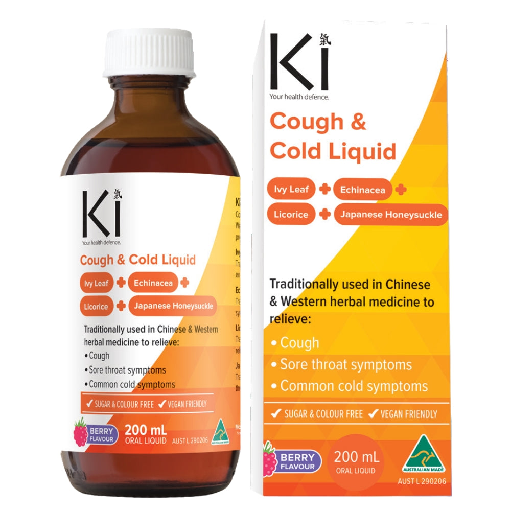 Ki Cough & Cold Oral Liquid 200mL - Berry Flavour