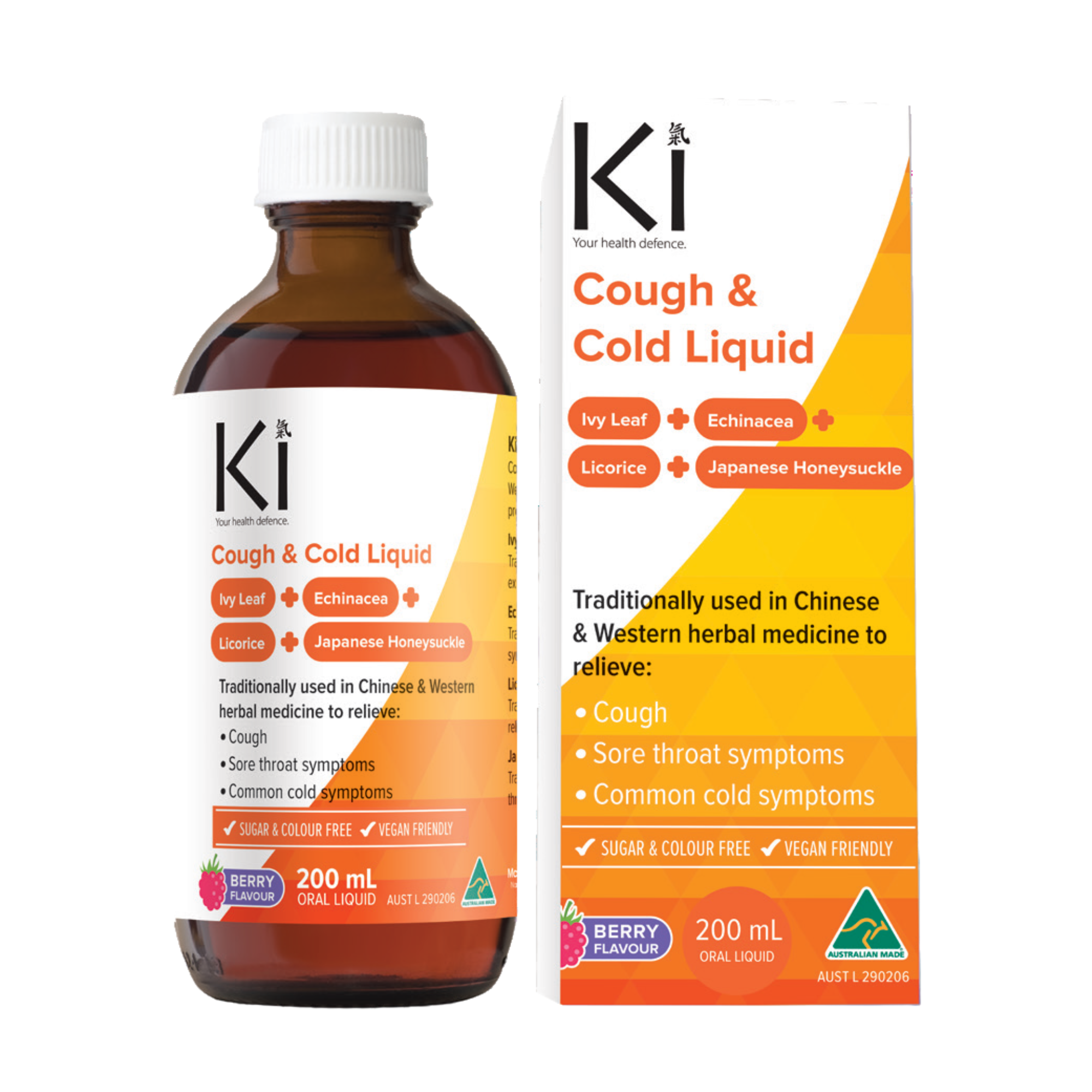 Ki Kids Cough & Cold Liquid 200mL
