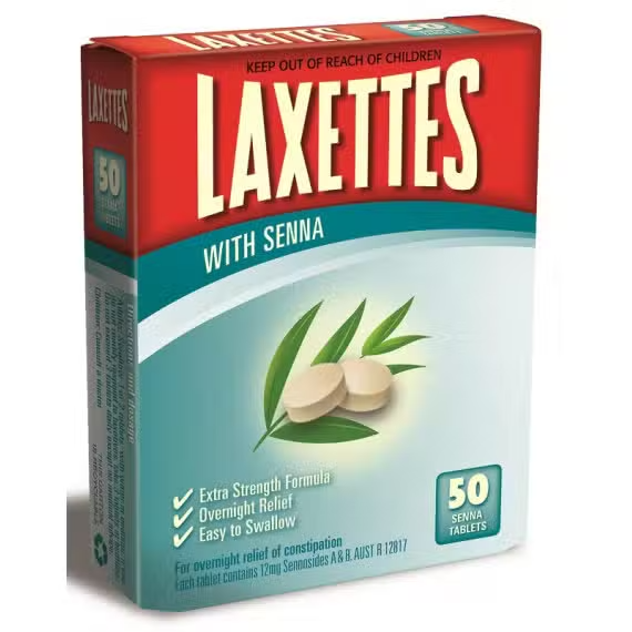 Laxettes Senna Tablets 50 Pack