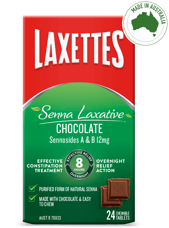 Laxettes Senna Laxative Chocolate - 24 Squares