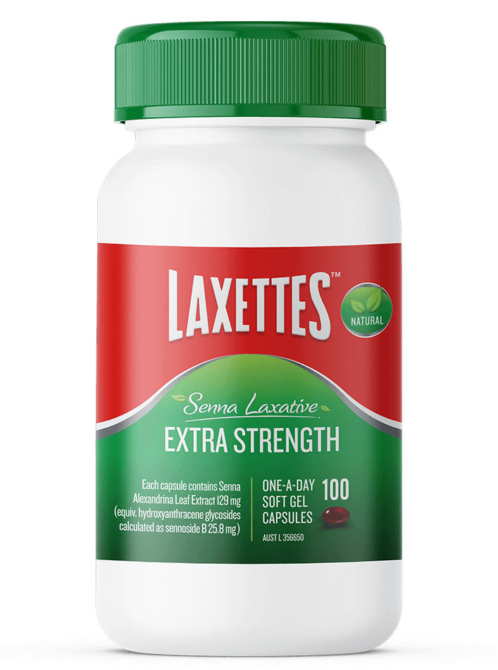 Laxettes Senna Laxative Extra Strength - 30 Gel Capsules