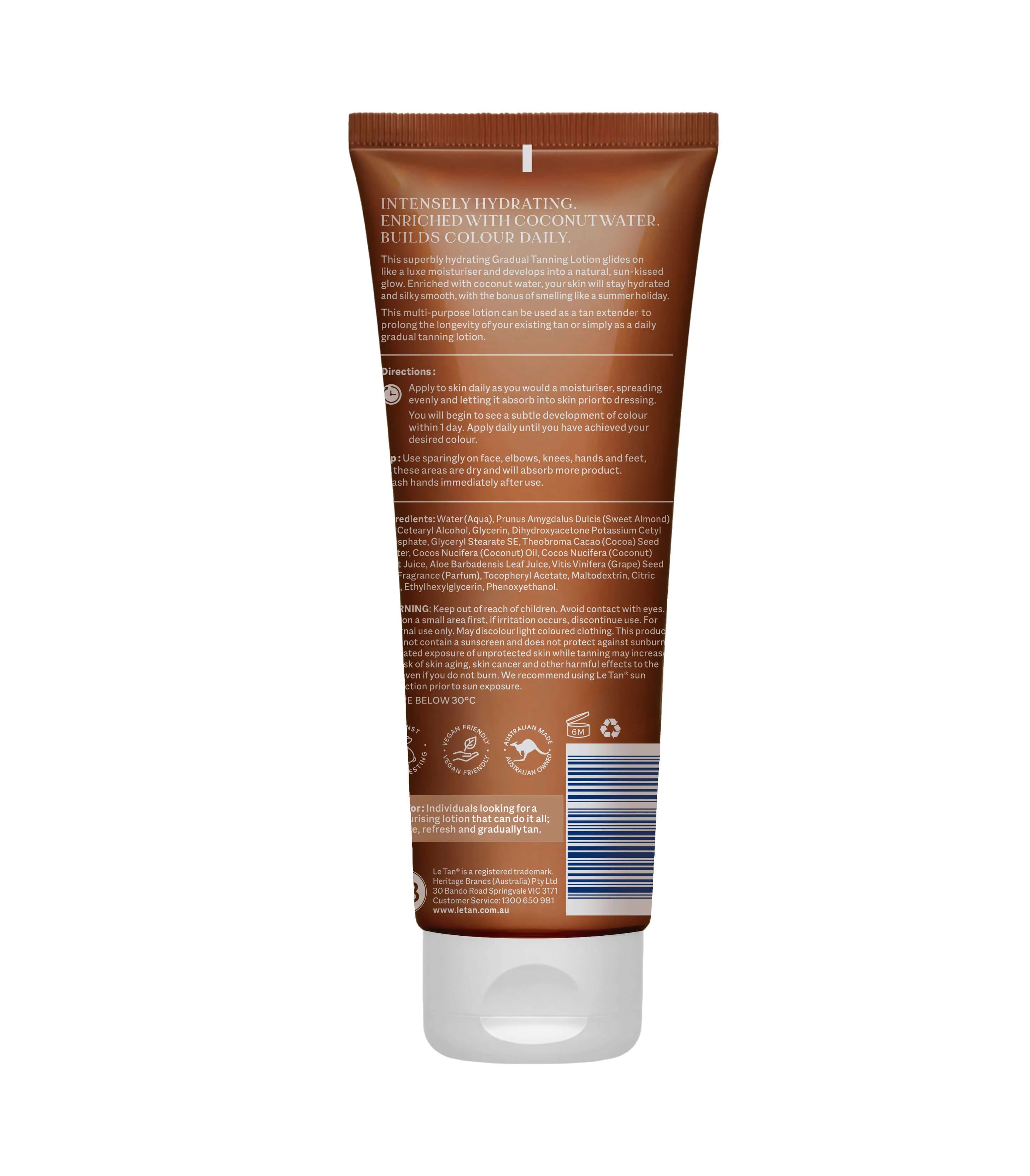 Le Tan GRADUAL Tanning Lotion with Coconut Water 250mL