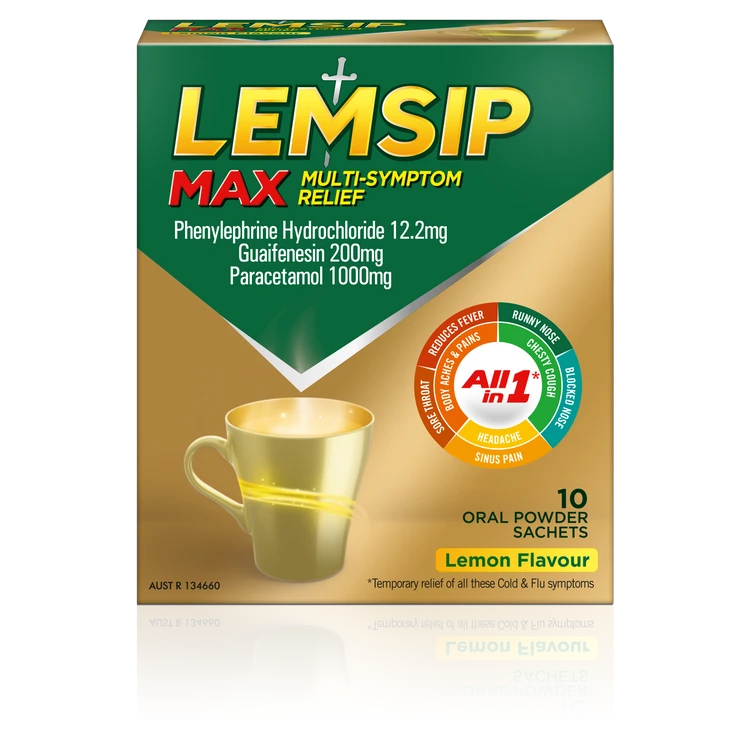 Lemsip Max Multiple Relief Lemon Hot Drink - 10 Pack