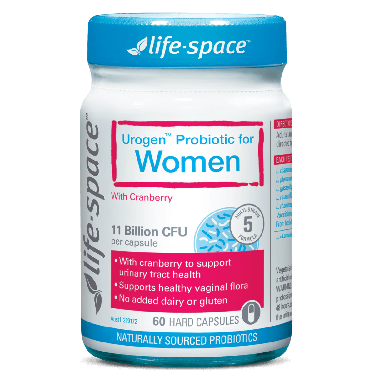 Life-Space Urogen Probiotic for Women 60 Capsules