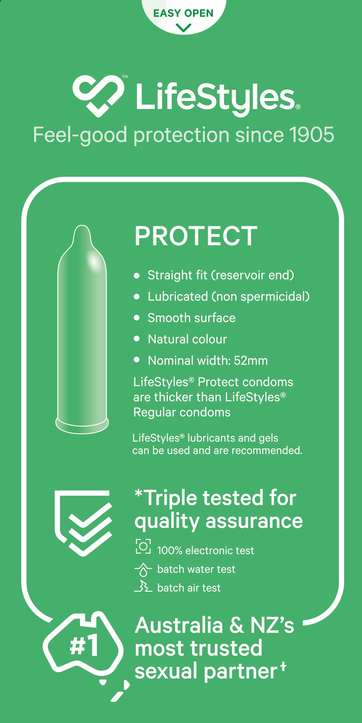 LifeStyles® Protect Condoms - 10 Pack